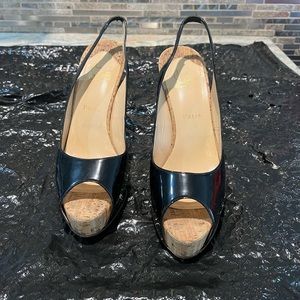 Christian Loubouton patent leather shoes